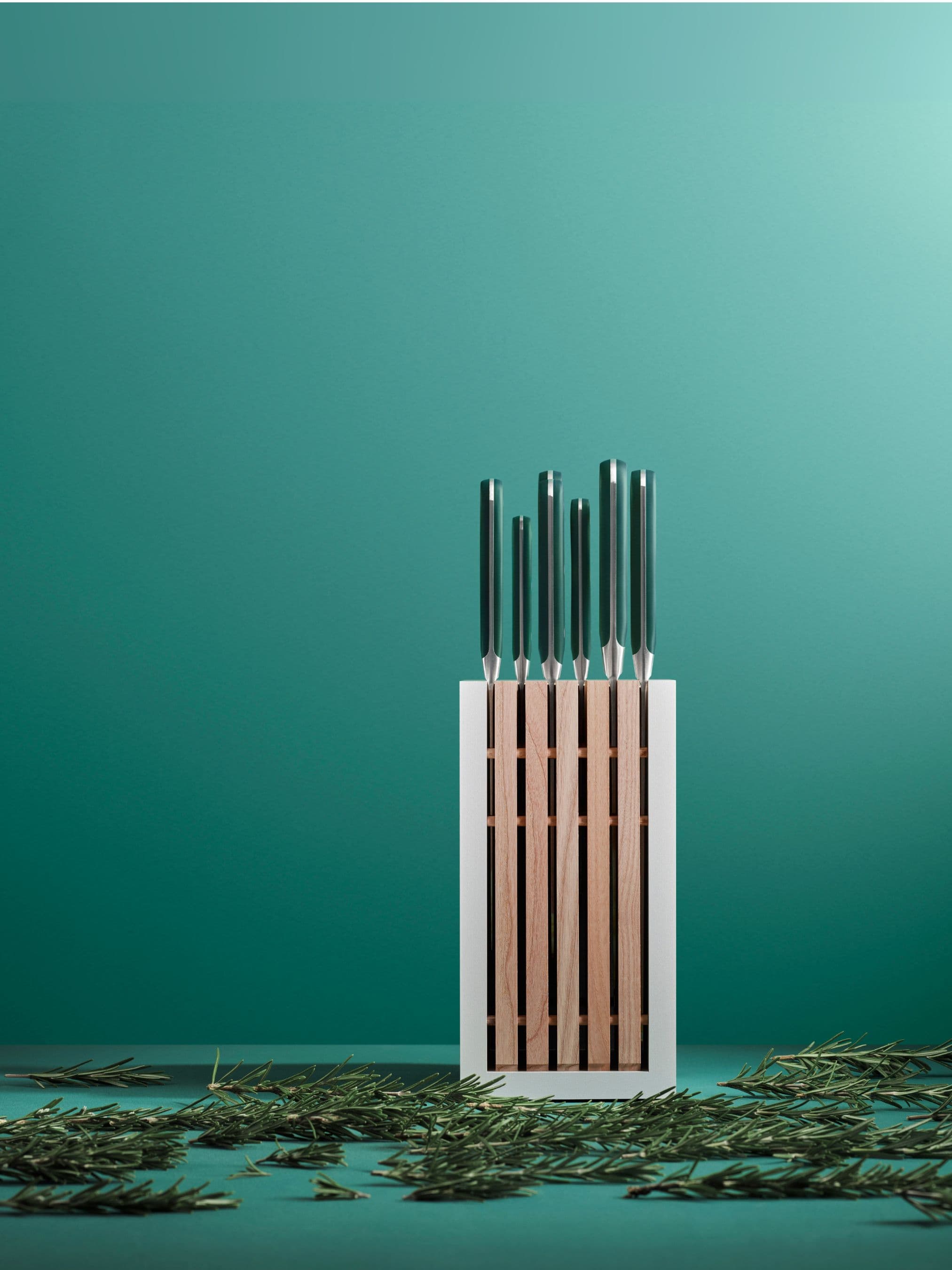 WÜSTHOF Classic 8-Piece Designer Knife Block Set in Fresh Rosemary
