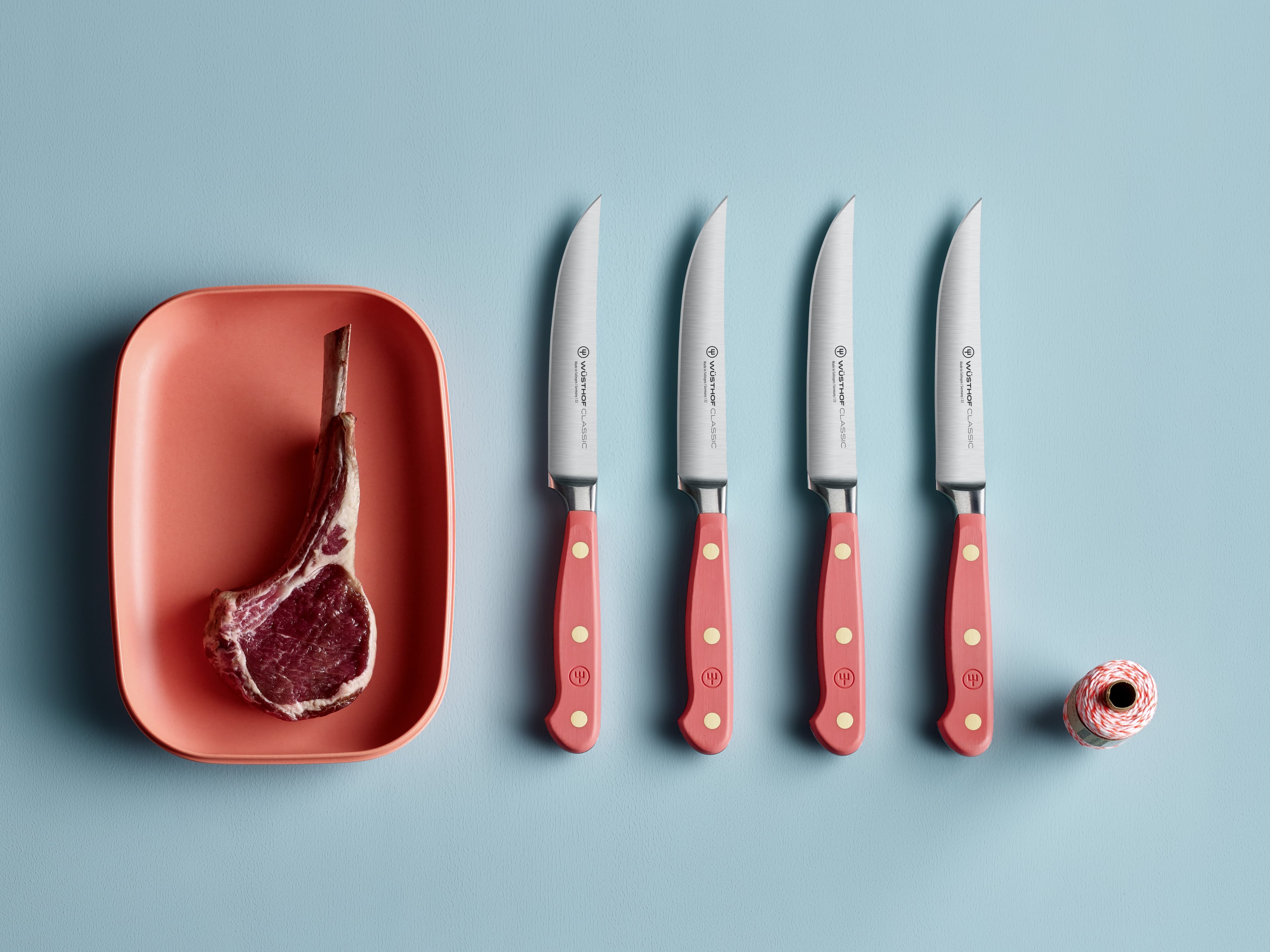 Coral Peach Steak Knife