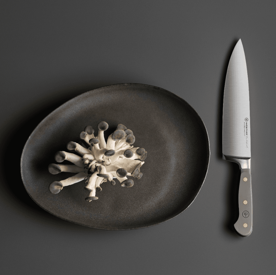 WÜSTHOF Velvet Oyster Knife near Fungi