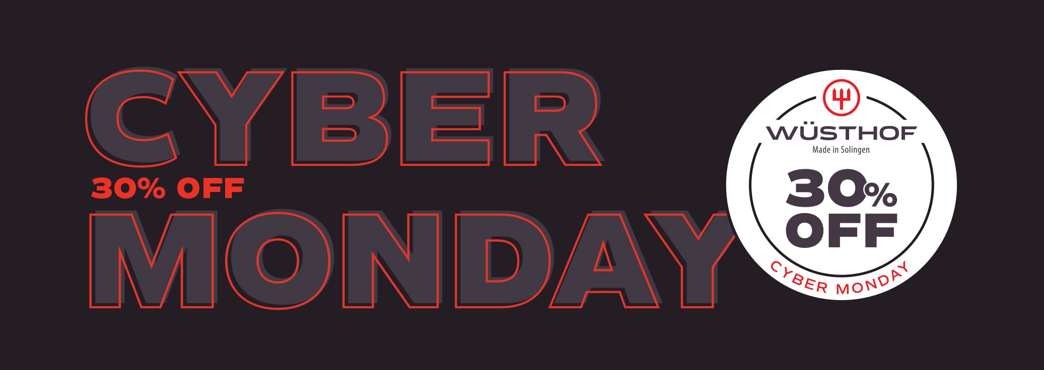Cyber Monday 30% Off